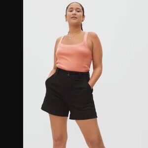 Everlane The Way-High® Twill Short - Size 8 - Black